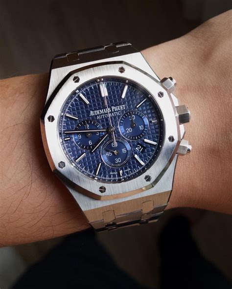 audemars piguet royal oak chronograph silver|audemars piguet royal oak cost.